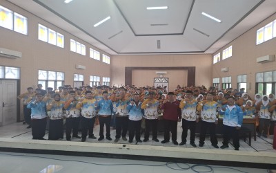 ATLET PORSENI MIN 3 BANYUMAS IKUTI PENGUKUHAN KONTINGEN DI KANTOR KEMENTERIAN AGAMA