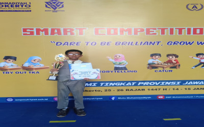 LUAR BIASA! SINGKIRKAN 730 PESERTA, LUTFI SISWA MIN 3 BANYUMAS SABET JUARA 2 TKA TINGKAT PROVINSI