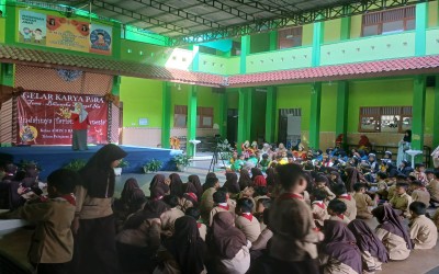 Gelar Karya P5RA MIN 3 Banyumas Tampilkan Tari Tradisional dan karya Membatik